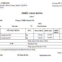 In phiếu giao hàng hcm