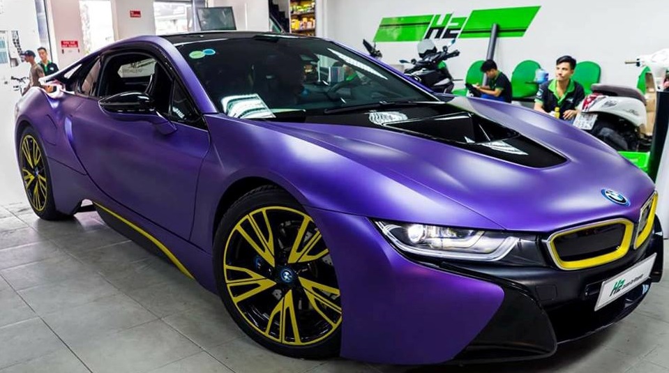 Mẫu in decal dán xe BMW-i8cao cấp Mẫu in decal dán xe BMW-i8cao cấp
