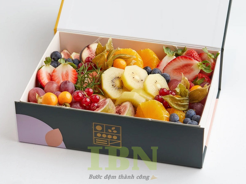 hộp giấy đựng trái cây đẹp